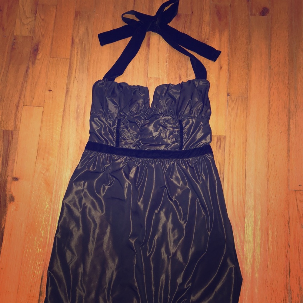 BCBGeneration Halter Cocktail Dress